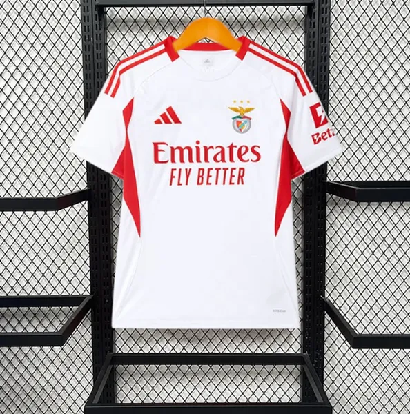 Camisola Alternativa Branca SL Benfica 2025/26